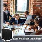 Teling 12 Pack Punchless Clamp Binder Folder 8.5 x 11 Inch Ringless Binder Holds - Image 5