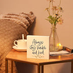 3 PCS Inspirational Wooden Box Signs - Image 4