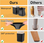 Square Chair Leg Protectors for Hardwood Floors - Image 6