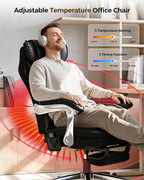 colamy big and tall massage & heat office, side view