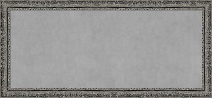 Amanti Art Black Framed Magnetic Board 24x52 Oversize Vision Board by AmantiArt