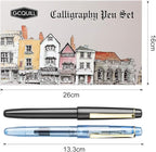 GC QUILL Calligraphy Set Fountain Pens 7 Different Size Nibs and 36 Assorted - Image 3