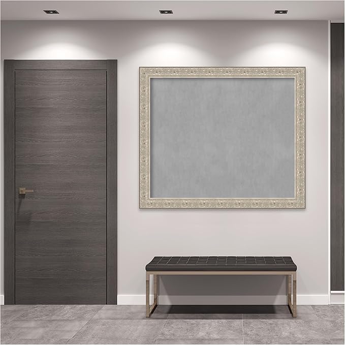 Amanti Art Silver Framed Magnetic Board 47x55 Oversize Vision Board - Image 5