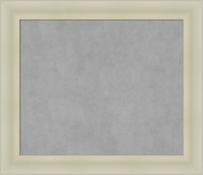 Amanti Art Silver Framed Magnetic Board 25x29 Medium Vision Board by AmantiArt