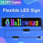Programmable LED Sign, Scrolling Flexible Advertising Digital Signs, LED Car - Image 5