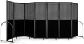 Folding Room Partition, Freestanding Privacy Divider, Portable Office Divider by StrongBird