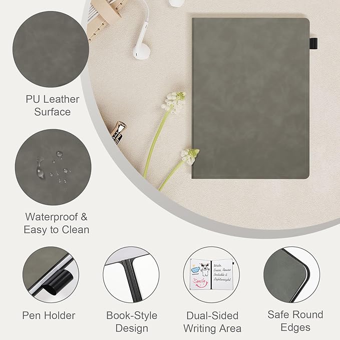AGM Portable White Board Dry Erase Notebook, Small Travel Dry Erase Board - Image 6