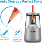 JARLINK Electric Pencil Sharpener, Heavy-Duty Helical Blade to Fast Sharpen - Image 3