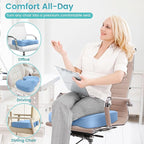 Office Chair Seat Cushion, Cooling Gel Enhanced Memory Foam Cushion - Image 6