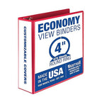 Samsill 4 Inch 3 Ring Binder, Made in USA, Economy Round Ring, 675 Sheet by Samsill
