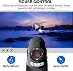 DINOSTRIKE 2 in 1 Type C and USB Presentation Clicker - Image 2