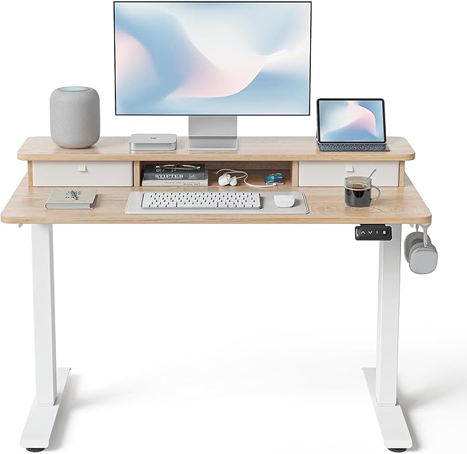 FEZIBO 40 x 24 Inch Height Adjustable Electric Standing Desk by FEZIBO