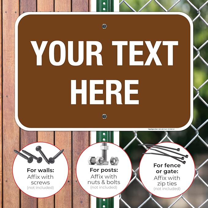 Custom Sign, Personalized Metal Signs, Customize - Image 4
