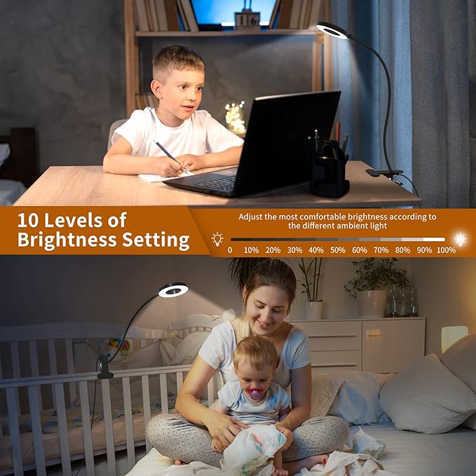 iZELL Desk Lamp, LED Reading Light - Image 5