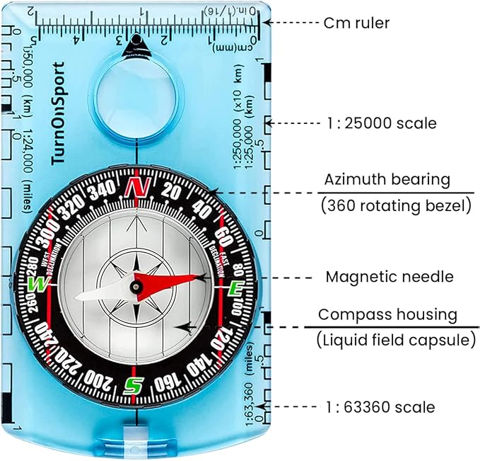 TurnOnSport Orienteering Compass - Image 2