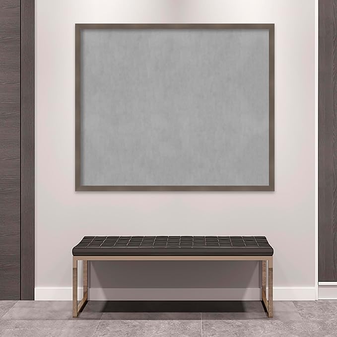 Amanti Art Grey Framed Magnetic Board 42x50 Oversize Vision Board - Image 5
