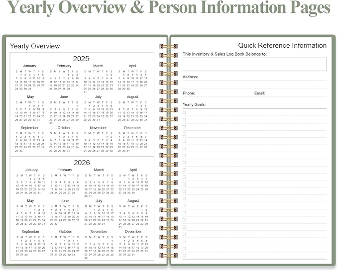 Inventory & Sales Log Book for Small Business – Inventory Ledger Book, - Image 4