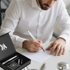 YICMY Fancy Fountain Pen Set – Fine & Medium Nibs, Includes 18 Ink Cartridges - Image 5