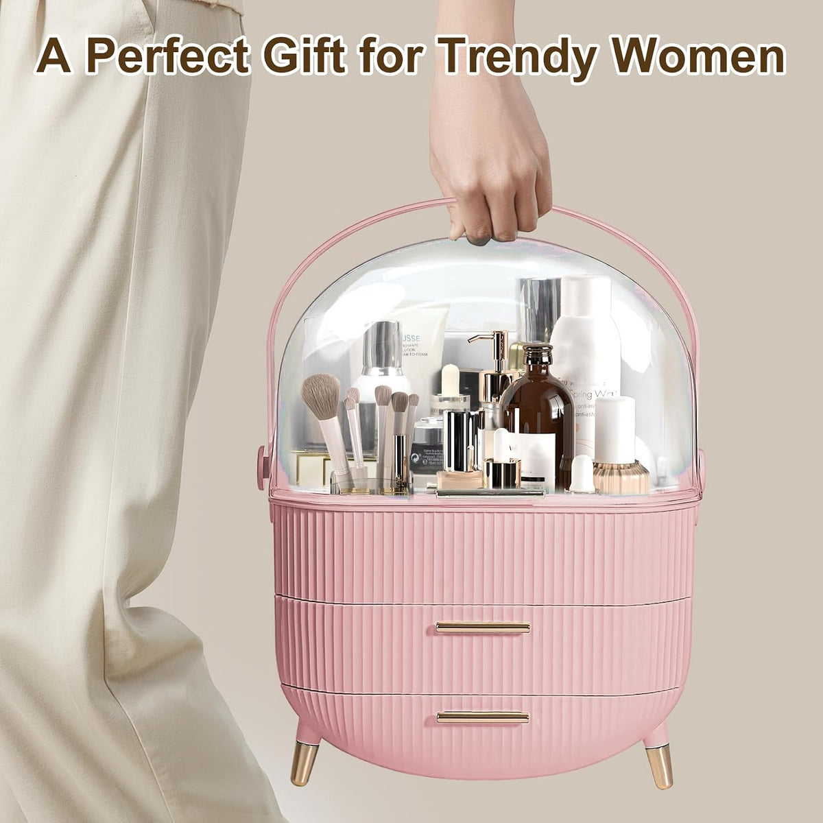 YGJT Make up Organizers and Storage, Makeup Organizer for Vanity, Cosmetics S...