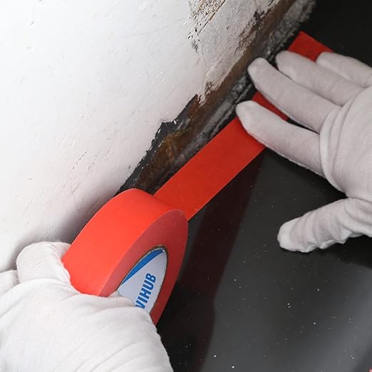 KIWIHUB Red Painters Tape, 1 inch x 60 Yards - Image 6