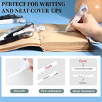 WISOPTUS 19.69ft Correction Tape Pen, 10-Count Pack, Dry Instantly, Stretch - Image 3