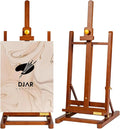 DJAR H- Frame Tabletop Painting Easel, Adjustable Solid Beech Wood Desktop Art by DJARARTTOOL