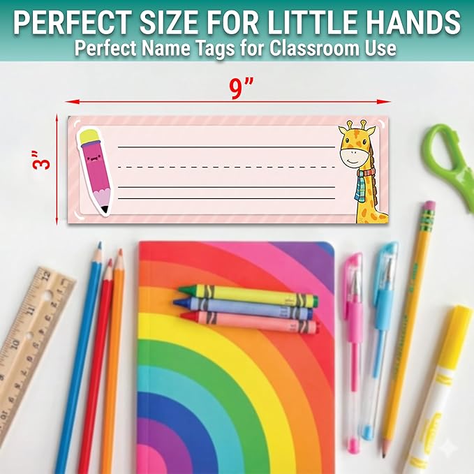 36PCS Desk Name Tags for Classroom – Student Name Plates for Classroom - Image 2