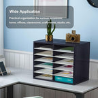 PAG Countertop Mail Sorter Organizer, Wooden Literature Organizer, Student - Image 5