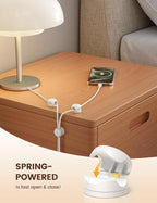 6Pack Rotatable Cord Organizer Cable Clips - Image 5