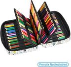 YOUSHARES Colored Pencil Case 220 Slots Pen Case Organizer - Image 3