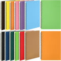 Leelosp 12 Pack B5 Spiral Notebook 10.2 x 7.3 Inch Lined College Ruled Spiral by Leelosp