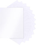 Silunkia 120 Sheets White Shimmer Cardstock 8.5 x 11 Heavyweight Paper by Silunkia