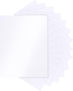 Silunkia 120 Sheets White Shimmer Cardstock 8.5 x 11 Heavyweight Paper by Silunkia