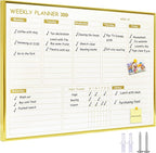Large Weekly Dry Erase Board for Wall by Marribol