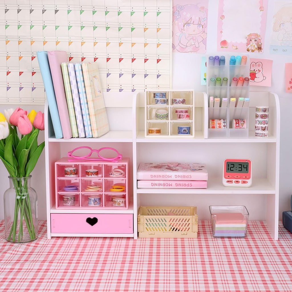 cute bookshelves cute bookshelf for desk kawaii desk shown in use
