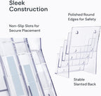 SimplyImagine Acrylic Brochure Holder, 4 Tier Clear Literature - Image 6