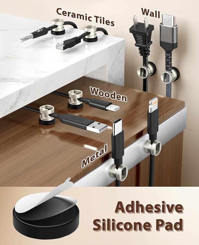 Viaky Magnetic Cord Holder Charger Holders - Image 8