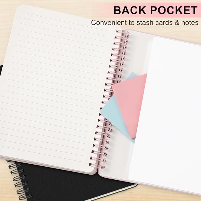 Lined Spiral Journal Notebook, A4 Spiral Notebook, 8.5''×11'' 100GSM Thick - Image 5