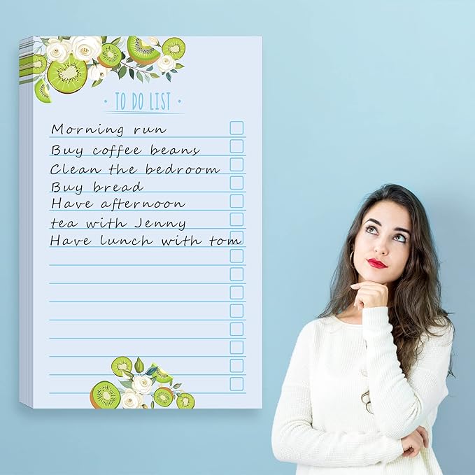 300 Sheets to Do List Notepad Daily Checklist Sticky Notes Cute Undated Memo - Image 4