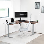 VIVO Electric Corner 63 x 55 inch L-Shaped Standing Desk, Memory Height - Image 7