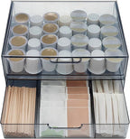 STORi STAX Plastic Stackable Organizer Drawers Classic Grey | 12.5" Wide | Set - Image 9