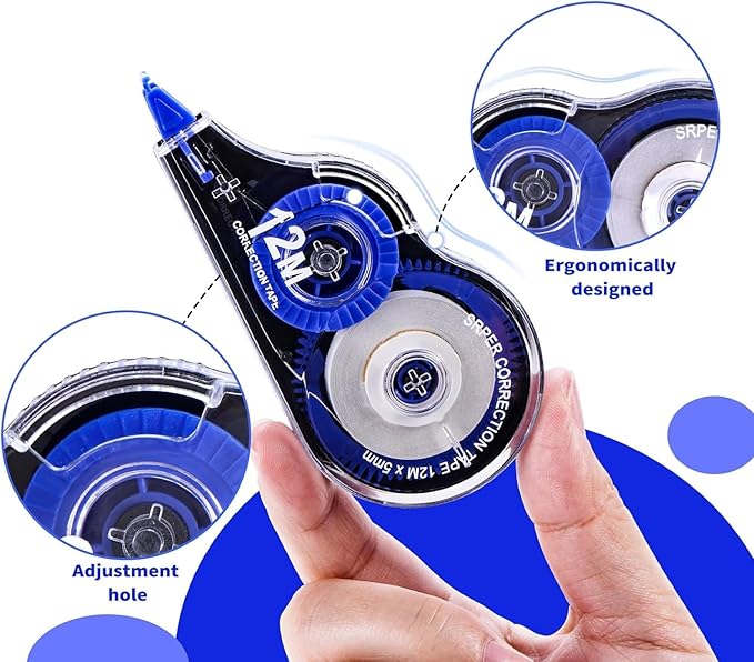 Correction Tape, 10 Pack Correction Tape Easy To Use Applicator - Image 3
