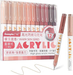 kander Acrylic Gel Pens, 12 Colors Highlighter Acrylic Gel Ink Pens by Yourcreativeassistant