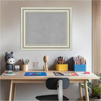 Amanti Art Silver Framed Magnetic Board 22x26 Small Vision Board - Image 5