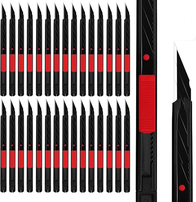 MANUFORE 30pcs 9mm Snap-off Knives by MANUFORE