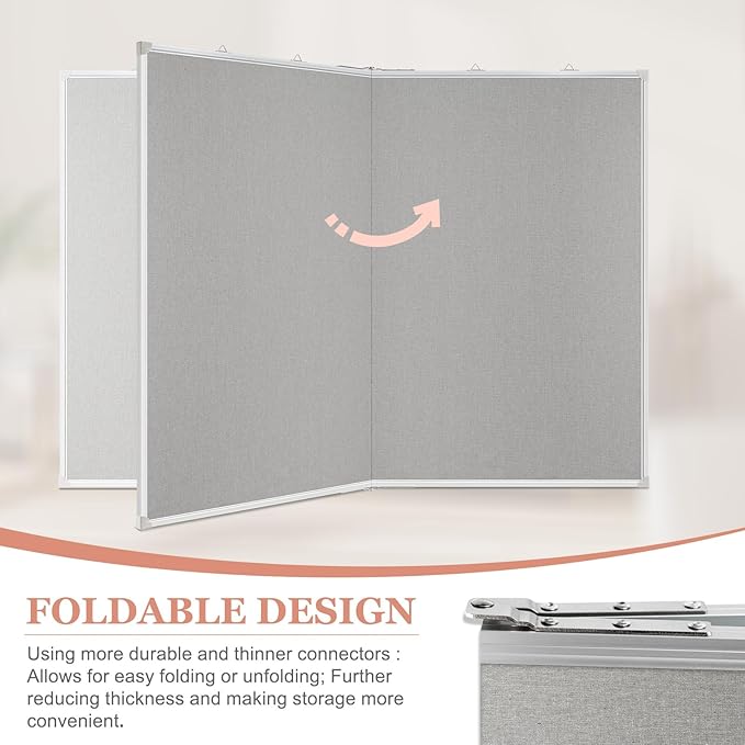 AMUSIGHT Double-Sided Large Cork Board - Image 3
