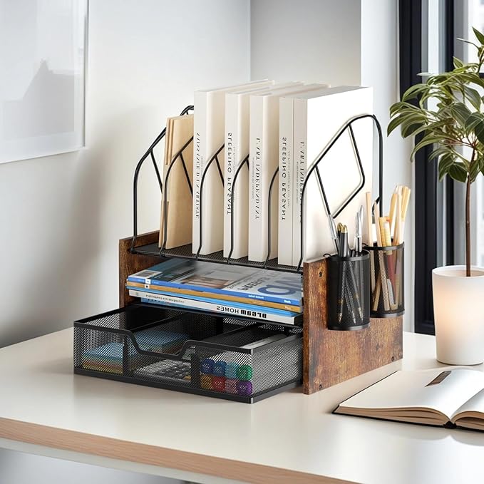 Wood Desk Organizer - Image 6