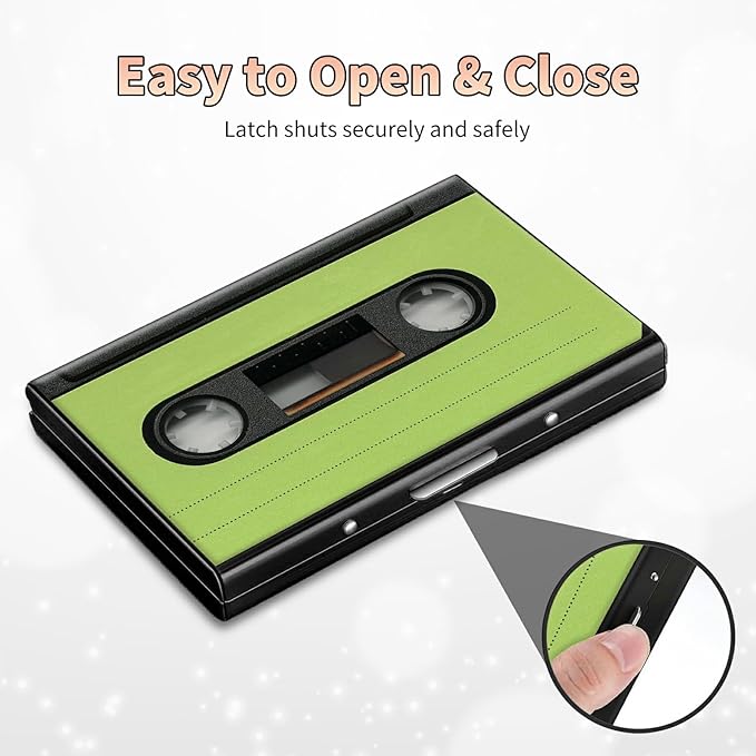 BWEGRHE Slim Credit Card Holder, Aluminum Minimalist Hard Case Pocket-Sized - Image 6