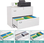 MIIIKO 2 Drawer Lateral File Cabinet - Image 5