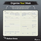 Undated Planner – 90 Day Guided Journal & Productivity Organizer, A5 Daily & - Image 5